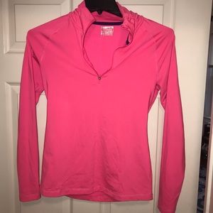 Hot pink quarter zip top. Great condition